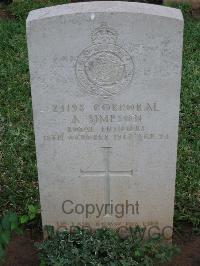 Dar Es Salaam War Cemetery - Simpson, Alfred